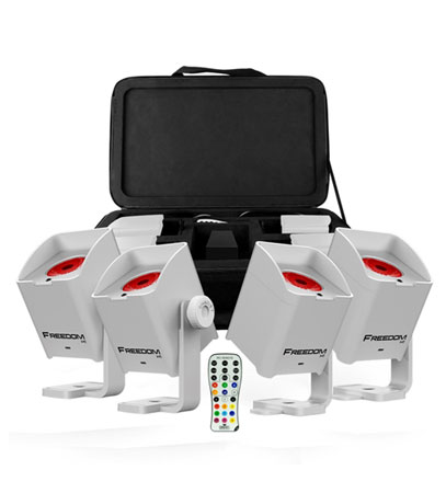 Chauvet DJ Freedom H1 Wash Light System (white) Package