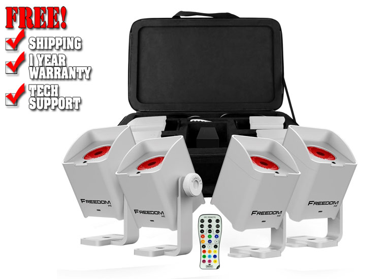 Chauvet DJ Freedom H1 Wash Light System (white) Package