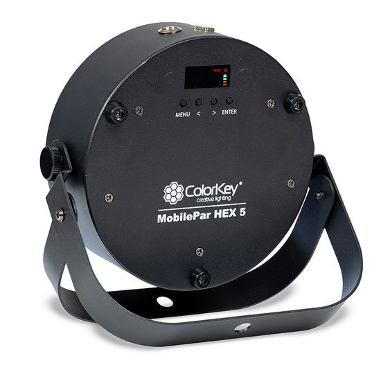 ColorKey MobilePar HEX 5 Wireless RGBAW+UV LED Par