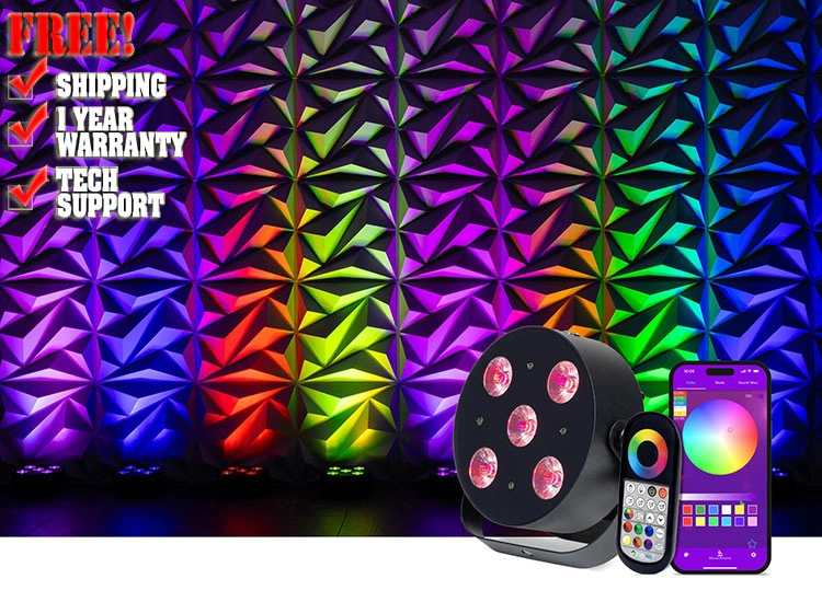 ColorKey MobilePar HEX 5 Battery-Powered LED Par Light