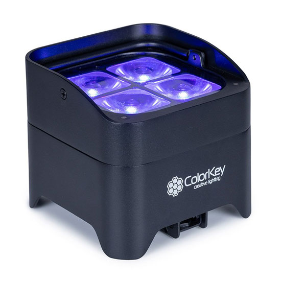 ColorKey MobilePar Mini HEX 4 MKII - RGBAW+UV Battery LED