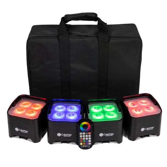 ColorKey MobilePar Mini HEX 4 MKII 4-Pack