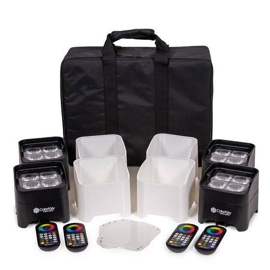 ColorKey MobilePar Mini HEX 4 MKII 4-Pack