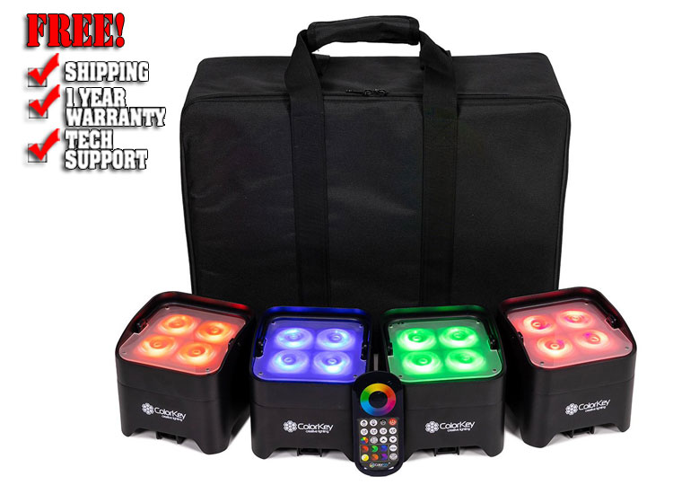 ColorKey MobilePar Mini HEX 4 MKII 4-Pack