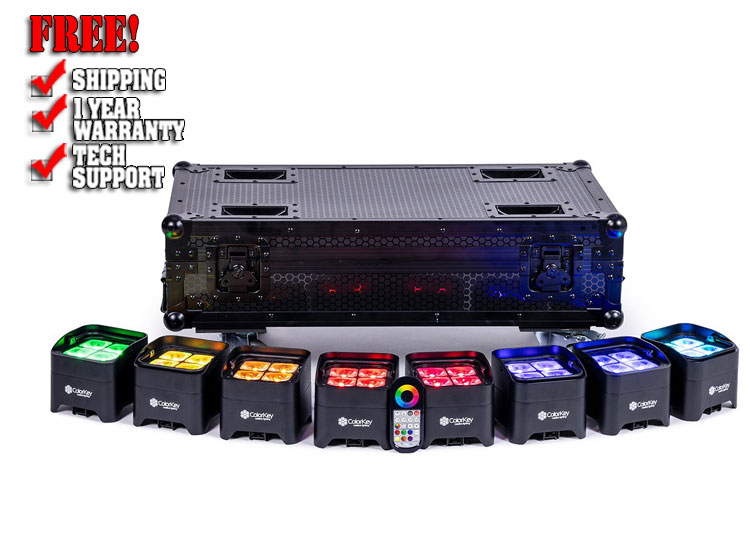 ColorKey MobilePar Mini HEX 4 MKII 8-Pack