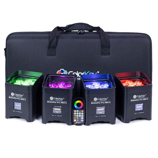 ColorKey MobilePar Pro HEX 6 4-Pack