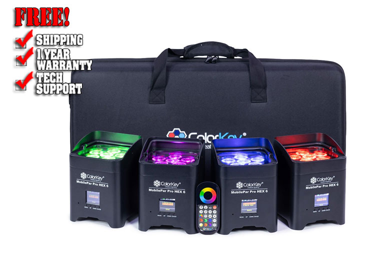 ColorKey MobilePar Pro HEX 6 4-Pack