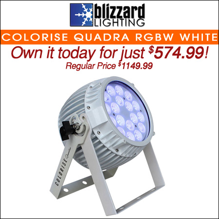 Blizzard Colorise Quadra RGBW White LED Light