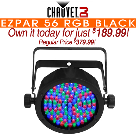  Chauvet EZpar 56 RGB Black