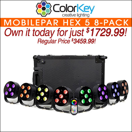 ColorKey MobilePar HEX 5 8-Pack With Charging Road Case