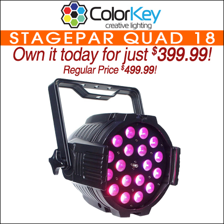 ColorKey StagePar QUAD 18 Zoom Light