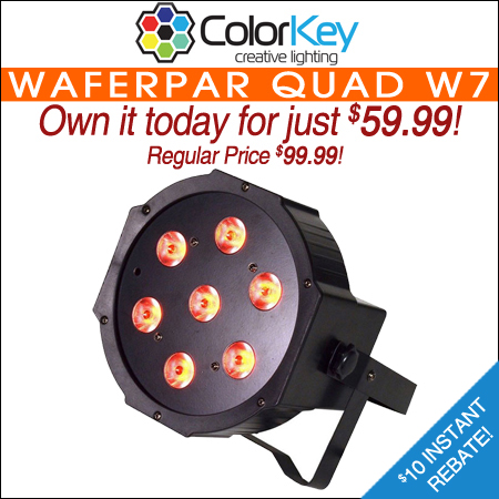 ColorKey WaferPar Quad W7 Stage Light