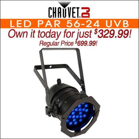  Chauvet LED Par 56-24 UVB 