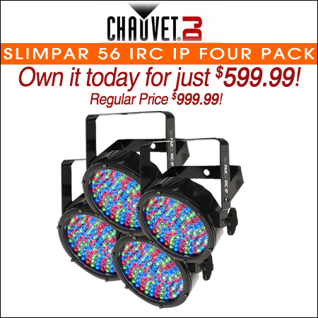 Chauvet SlimPar 56 IRC IP Four Pack