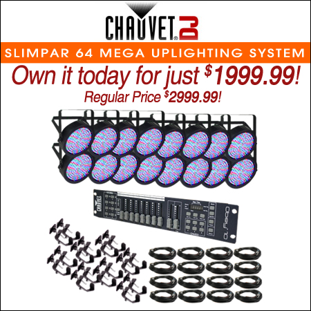 Chauvet SlimPar 64 Mega Uplighting System