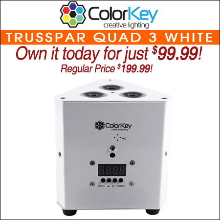 ColorKey TrussPar QUAD 3 White