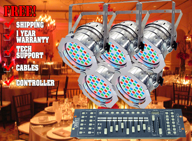 Chauvet LED PAR 64-36 Pack
