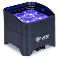 ColorKey MobilePar Mini HEX 4 MKII - RGBAW+UV Battery LED