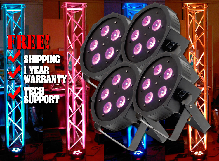 American DJ Mega TriPar Profile Four Pack Uplighting System