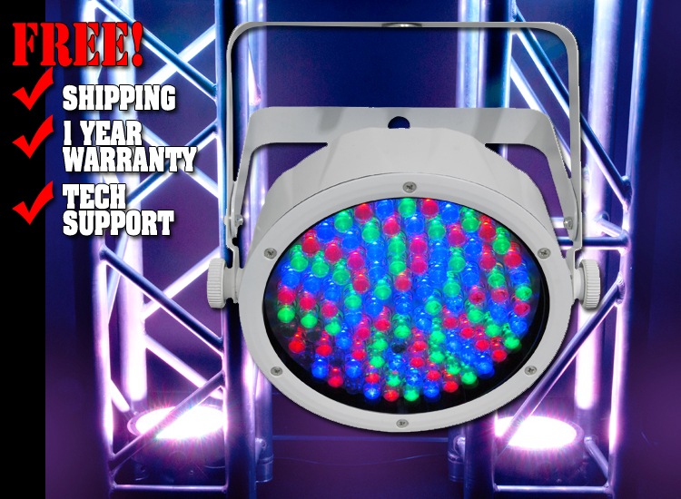 Projecteur DJ SlimPAR 56 ILS - Lampe De Lavage LED RGB, Compatible ILS, Facile à Installer