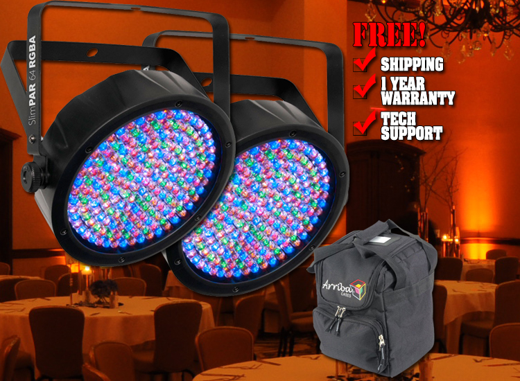 Chauvet SlimPar 64 RGBA Mobile Pack