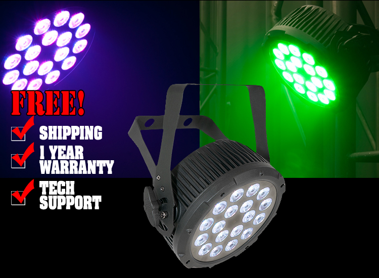 Chauvet SlimPar Pro Tri DJ Parcans Chicago DJ Equipment
