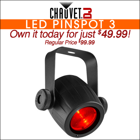  Chauvet LED Pinspot 3