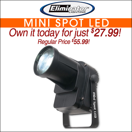  Eliminator Lighting Mini Spot LED