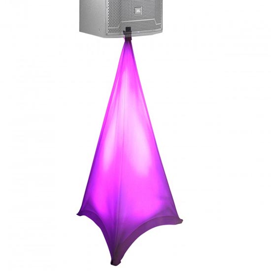 ProX Tripod Speaker and Lighting Stand Lycra Cover Scrim 3 sided