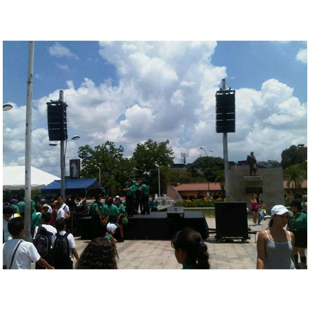 21FT Line Array Frontal loading Lifting Tower System