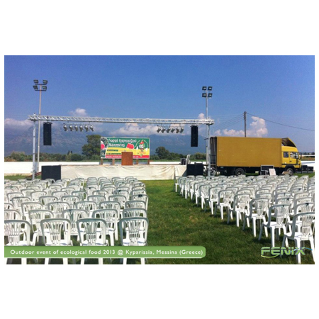 21FT Line Array Frontal loading Lifting Tower System