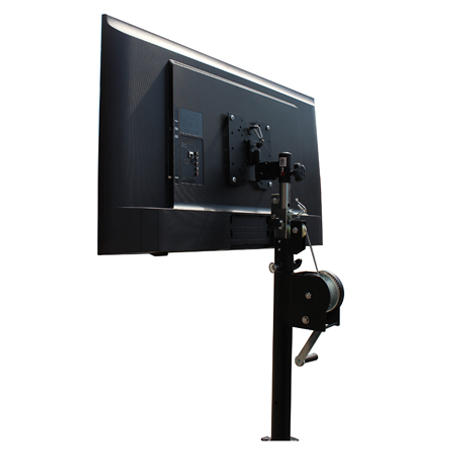 UNIVERSAL TV/MONITOR MOUNT FOR 12" TRUSS OR SPEAKER STANDS