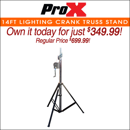 ProX 14ft Lighting Crank Truss Stand Holds 220 lbs