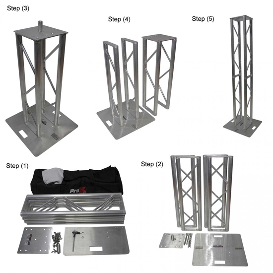 ProX 3.28FT or 6.56FT Flex Tower Platform Truss Totem Package