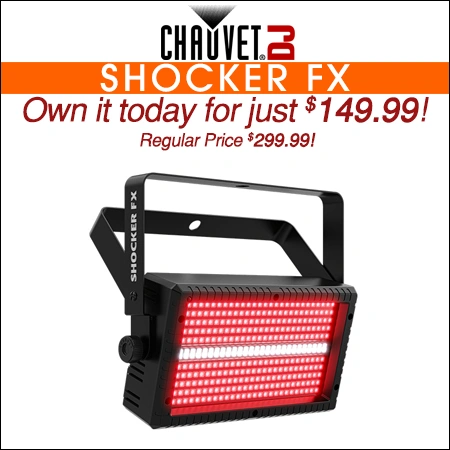 Chauvet DJ Shocker FX LED Blinder/Wash/Strobe Light