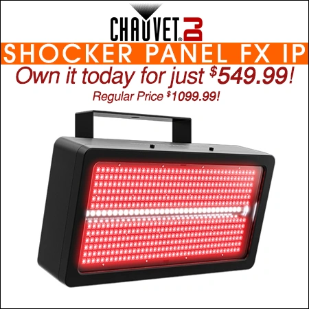 Chauvet DJ Shocker Panel FX LED Blinder/Wash/Strobe Light