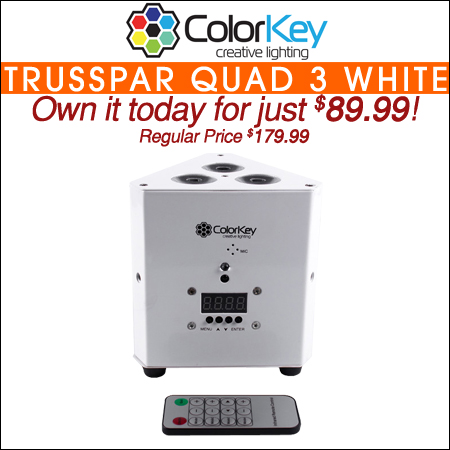 ColorKey TrussPar QUAD 3 White 