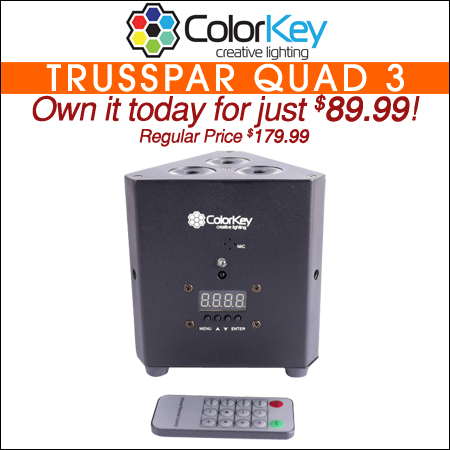 ColorKey TrussPar QUAD 3 Black 