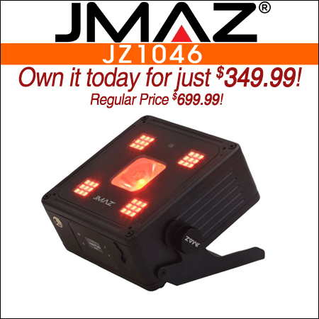 JMAZ Lighting JZ1046 MAD PAR RUBIX 20W RGBA 18W RGB+WW SMD LED Battery Powered Outdoor Uplight