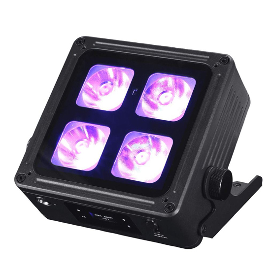 JMAZ Lighting JZ1040 MAD PAR 4IP 60W RGBWA+UV LED Battery Powered Outdoor Uplight