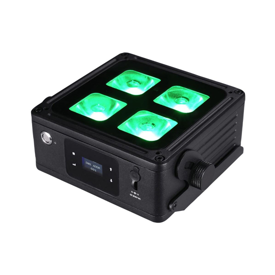 JMAZ Lighting JZ1040 MAD PAR 4IP 60W RGBWA+UV LED Battery Powered Outdoor Uplight