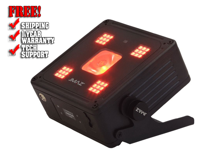 JMAZ Lighting JZ1046 MAD PAR RUBIX 20W RGBA 18W RGB+WW SMD LED Battery Powered Outdoor Uplight