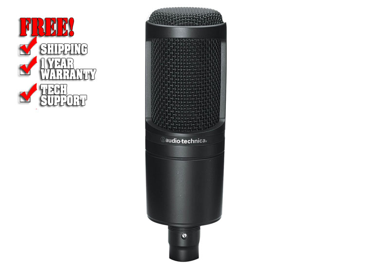 Audio-Technica AT2020 Cardioid Condenser Microphone