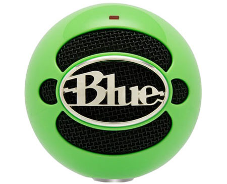 Blue Snowball USB Mic Pack - Neon Green