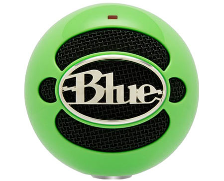 Blue Snowball USB Mic Pack - Neon Green