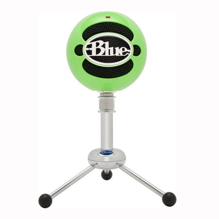 Blue Snowball USB Mic Pack - Neon Green