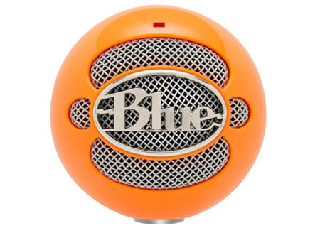 Blue Snowball USB Mic Pack - Neon Orange