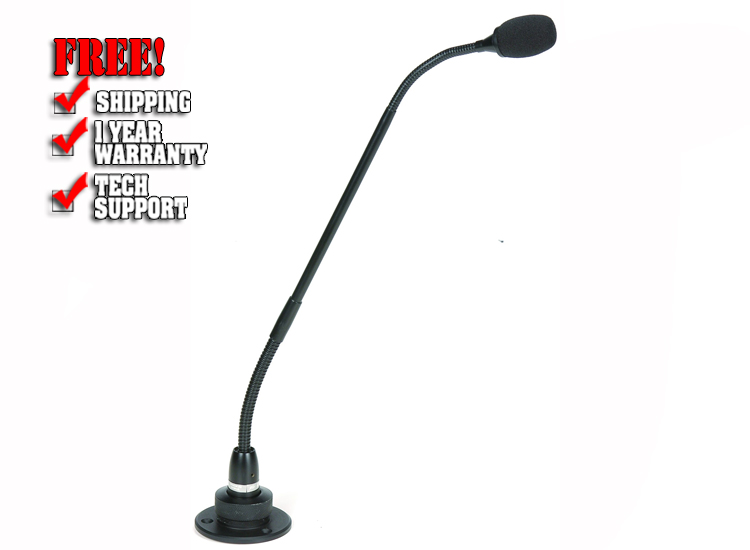 Peavey PM 18S Black Podium Microphone  