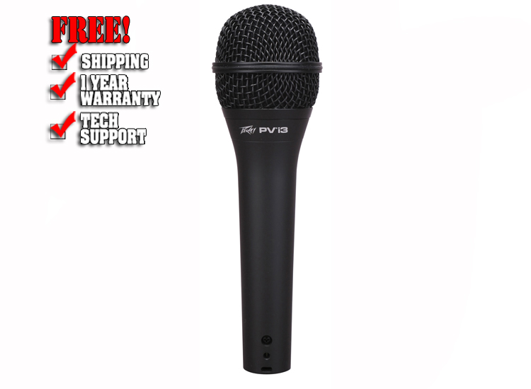 Peavey PVi3 Super Cardioid Dynamic Microphone with XLR Cable  