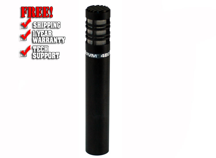 Peavey PVM 480 Black Super Cardioid Directional Microphone  